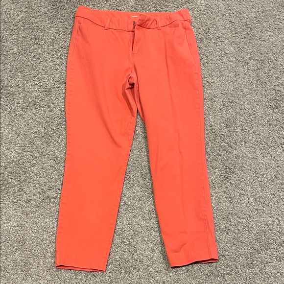 Old Navy Pixie Pants in Bright Coral - Picture 1 of 4